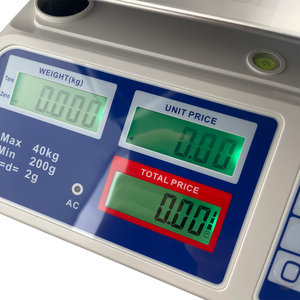 Changxie Bateras 방수 스테인레스 스틸 디지털 주방 저울 <span class=keywords><strong>40kg</strong></span> 용량 2g 정확도 배터리 전원 무게 측정 - Product Image 2