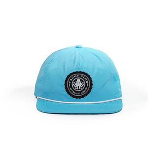 Gorras Deportivas Snapback de 5 Paneles con Visera Plana, Logotipo Personalizado, Gorras de Golf, Parche Bordado de Nailon, Cuerda, OEM - Product Image 1