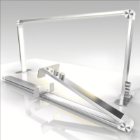 Corps de lampe en aluminium de style moderne, nouvelle alimentation CC, éclairage de bureau, protection des yeux pour une utilisation en intérieur sur les tables de manucure