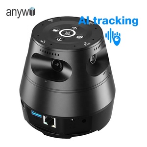 Cámara <span class=keywords><strong>de</strong></span> Videoconferencia Anywii con IA, Seguimiento Automático Panorámico <span class=keywords><strong>de</strong></span> 360 Grados, 1080P, con 8 Micrófonos y Interfaz USB - Product Image 1
