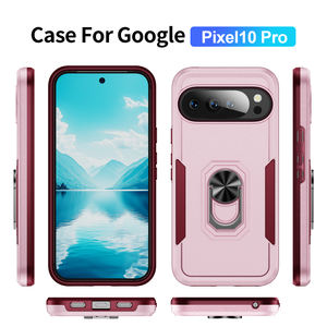 Étui de protection rigide en TPU et PC avec anneau rotatif, anti-chute, anti-rayures, découpes précises pour Google Pixel 10 Pro - Product Image 6
