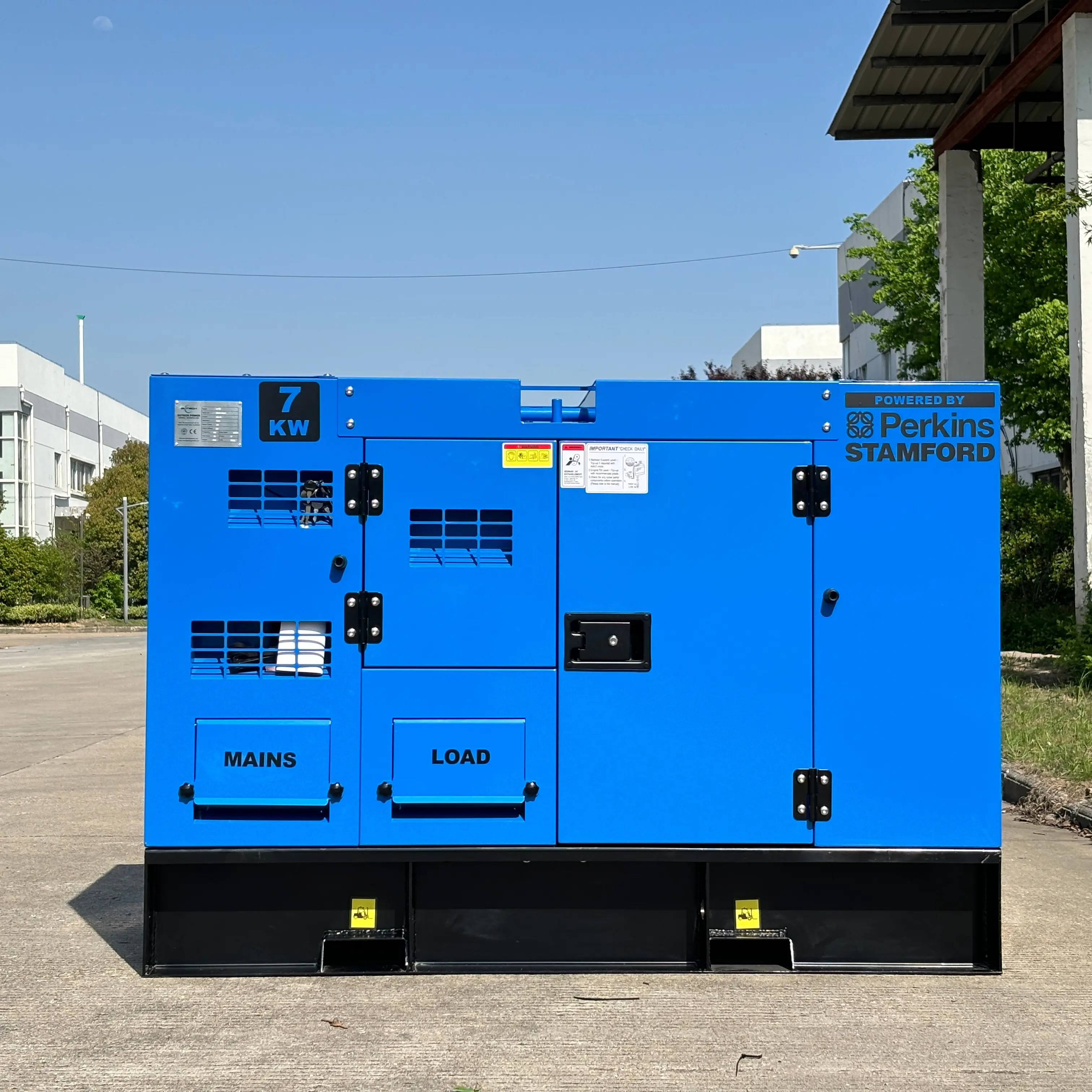 UKperkins 403D-11G 8kw süper sessiz dizel jeneratör takım 10kva dizel jeneratörler elektrik üretim makineleri açık jeneratör