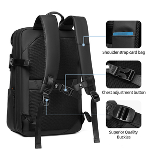 Nova Mochila de Viagem Unissex USB Inteligente à Prova d'Água Antifurto para Homens, Design Personalizado para Escola e Laptop - Product Image 6