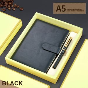 Planificadores de cubierta de cuero Pu, traje de presupuesto personalizado con Cuaderno de regalo de bolígrafo A5 A6 A7 Notebook/ - Product Image 5