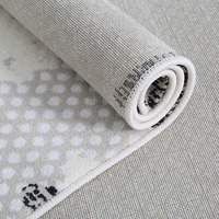 Langlebiger PP Wasserdichter Wilton Niedrigflor-Teppich Moderner Leichter Abstrakter Rutschfester Weicher Bestseller für Schlafzimmer 160x230cm