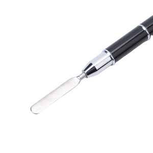 Lápiz de pegamento de doble punta para decoración de uñas, profesional, para extensión rápida, con empujador de acero, pegamento de nailon para fototerapia y cristal, con punta rizada - Product Image 3