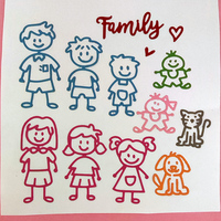 Fustelle in Metallo AAGU per Scrapbooking, Decorazione Album Fotografici, Creazione di Biglietti, Fai-da-Te, Artigianato per Familiari
