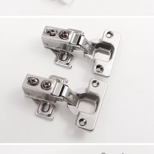 Короткие гидравлические стальные петли-«лягушки» с доводчиком для дверей шкафов, для кухни, гостиной, домашнего офиса, мастерской, мебели - Product Image 1