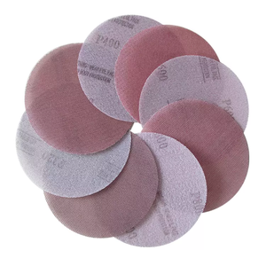 4.5 inci 115MM Grit 40 60 80 120 Mesh abrasif bebas debu kait dan <span class=keywords><strong>Loop</strong></span> Drywall amplas cakram jala cakram amplas - Product Image 6