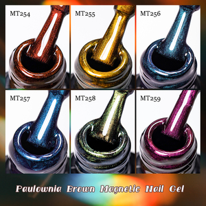 ยาทาเล็บเจลแม่เหล็กแบบแช่ล้างออกได้ <span class=keywords><strong>MTSSII</strong></span> 7 มล. สีน้ำตาล สำหรับทำเล็บเจลแม่เหล็กแบบตาแมว ยูวี เฟรนช์ - Product Image 5