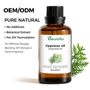 Olio Essenziale di Cipresso Estratto da Piante, <span class=keywords><strong>Astringente</strong></span>, <span class=keywords><strong>Tonico</strong></span> Circolatorio, per Rilassamento Emotivo, per Cosmetica e Aromaterapia - Product Image 1