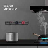 Dinding aluminium seri Q1 power track terbuka sistem jalur daya kantor dapur menggunakan power track socket