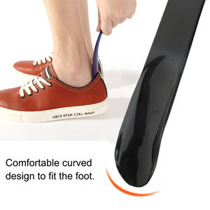 Cuillère à chaussures en plastique légère aide à chaussures de voyage lisse bottes extra longues cornes de chaussures pour hommes, femmes, enfants - Product Image 4