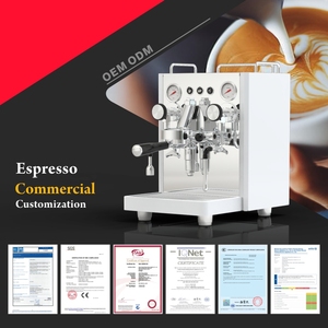 Custom Cafetera OEM Espresso Italiana Automatic Rotary Vane Pump Expresso Coffee Makers Commercial Coffee Brew Machine - Product Image 4