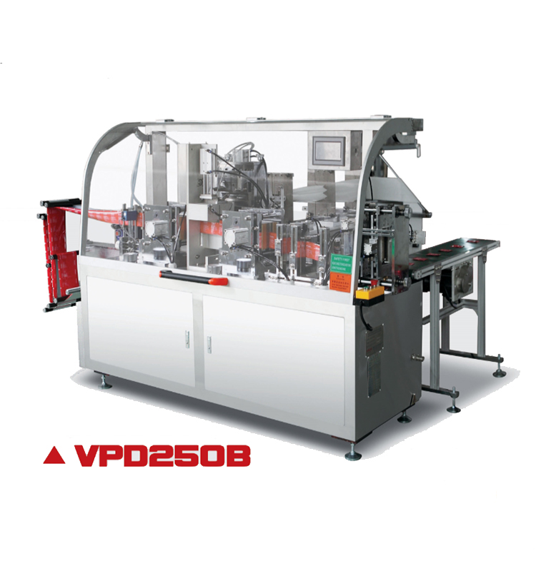 VPD-250 один Саше дезинфицировать влажные салфетки для влажных салфеток упаковочная машина