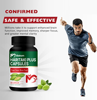 Compléments alimentaires végétaliens à base de plantes, marque privée, Inde, capsules de Haritaki 650 mg, favorisent la détoxification et la régénération