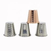 Tasses à Moscow Mule en acier inoxydable de luxe RTS Magic, durables, écologiques, faciles à nettoyer, capacités de 60 ml/350 ml/500 ml