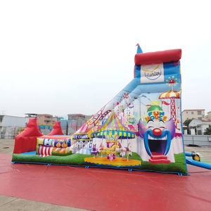 Château gonflable géant pour enfants, avec toboggan double piste, pour fêtes en plein air - Product Image 4