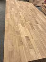 Bois de caoutchouc carbonisé sur mesure, bois massif stable, bois dur, décoration de meubles d'intérieur