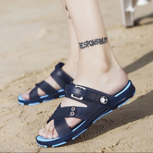 <span class=keywords><strong>Sandales</strong></span> d'été pour hommes, chaussures de plage antidérapantes en <span class=keywords><strong>plastique</strong></span> résistantes à l'usure, nouvelles <span class=keywords><strong>sandales</strong></span> décontractées à la mode pour hommes 2024 - Product Image 2