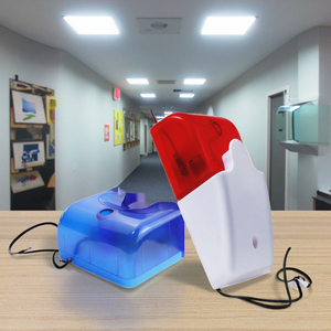Wireless 12V Mini Strobe Siren Large Sound and Light <strong>Alarm</strong> with Magnetic Delay Alert <strong>Personal</strong> Fire Door Alert - Product Image 1