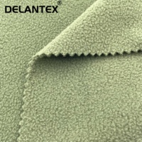 Tissu polaire Delantex à prix abordable, 260 GSM au mètre, Polartec brossé anti-bouloches pour vêtements de nuit d'extérieur pour filles