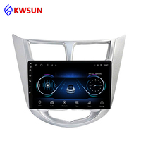 9 pulgadas Android 12 reproductor Multimedia para auto Hyundai Solaris Verna acento i25 2010-2016 navegación gps