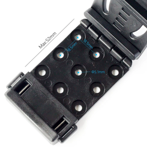 Clip de ceinture tactique multifonctionnel IRONDONKEY Wilderness Survival K pour étui, en PVC et titane, étanche, pour fixation d'étui - Product Image 4