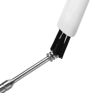Black Small Brush 8cm 1.5g Plastic Handle <b>Abrasive</b> Bristles For Cleaning Hardware <b>Tools</b> - Product Image 2