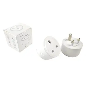 Atacado Tomada Portátil Smartphone Controle Remoto TUYA WIFI Inteligente Grã-Bretanha Plug Padrão 16A Reino Unido