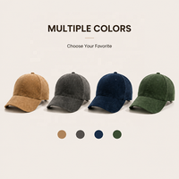 Gorra de Pana de Algodón Suave y Transpirable de Alta Calidad, Estilo Clásico para Otoño e Invierno, Accesorio de Moda, Regalo Boutique