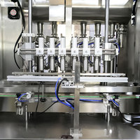 Machine de bouteille de pot en plastique PET en verre de grande bouche 6 stations pour les aliments liquides 500ml de capacité moteur PLC pour les conserves de gel de shampooing