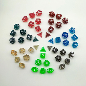 Ensemble de <span class=keywords><strong>dés</strong></span> en acrylique <span class=keywords><strong>à</strong></span> facettes multiples avec paillettes pour le commerce extérieur AliExpress, <span class=keywords><strong>dés</strong></span> de jeu numériques colorés <span class=keywords><strong>à</strong></span> 12 <span class=keywords><strong>faces</strong></span> pour jeux de société - Product Image 2