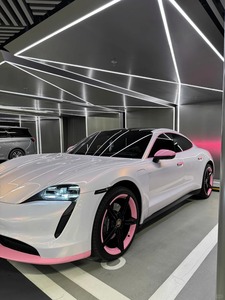 PET Vinyl <b>Wrap</b> strawberry <b>pink</b> High Gloss Anti Scratch Air Release Full Body Automotive Car <b>Wrap</b> Film Color Changing Film Roll - Product Image 3