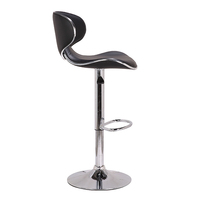 Tabourets de bar modernes et contemporains en cuir PU avec structure en fer, design papillon, chaise haute pour salle à manger, bar à domicile, salon, hôtel