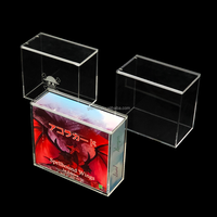   Boîte acrylique transparente pour 151 Elite Trainer Booster, protection UV à 99 %, présentoir magnétique, étui acrylique Etb avec couvercle