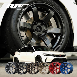 Jantes Roc Custom 5x120 Forgées TE37 SAGA S-Plus Concaves JDM Racing Car 18 19 Pouces Légères pour <span class=keywords><strong>Honda</strong></span> <span class=keywords><strong>Civic</strong></span> Type-R FL5 - Product Image 1