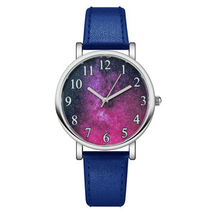 Moda cielo estrellado 12 Constelaciones cinturón impermeable estudiante cuarzo nuevo reloj de pareja al por mayor - Product Image 4