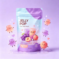 Sachet refermable à fermeture éclair de qualité alimentaire, personnalisable avec logo, pour l'emballage de fruits secs et de snacks