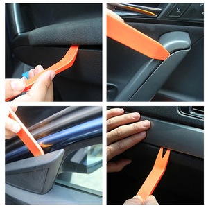 Herramientas de extracción de molduras de automóviles Yilai Auto Parts, clips de plástico naranja para instalar y extraer paneles del tablero, puertas e interiores. - Product Image 4