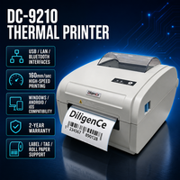 Imprimante d'étiquettes thermiques 4x6 adhésives pour adresses, 110 mm A6, compatible BT USB ESC/LAN POS, pour l'impression de bordereaux de livraison