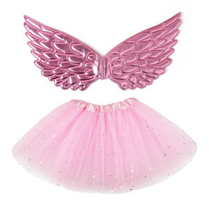 CM198 da 3 a 8 anni le ragazze si vestono in Costume da balletto Tutu gonna fata <span class=keywords><strong>Angel</strong></span> Wing Set per bambina vestito da festa - Product Image 3