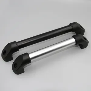 Nylon Head Handle Aluminum Alloy Tubular Handle With Support Base Industrial Cleaning Equipment Handle