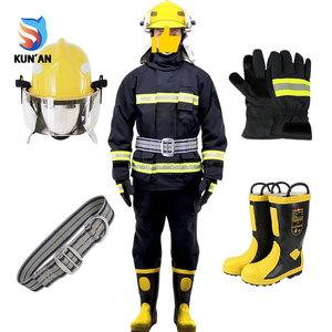 Vêtements ignifuges conformes à la norme NFPA, uniformes de pompier, combinaison de pompier, style intégral, protection de niveau 3 - Product Image 3