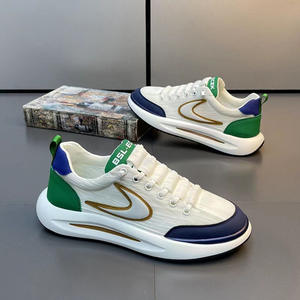 Zapatos Deportivos de Malla Transpirable con Cordones para Hombre, Zapatos Casuales de Suela Suave Antideslizante, Zapatos de Moda Agam - Product Image 2