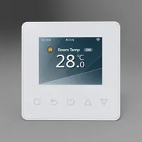 Цифровой термостат с цветным экраном для подогрева пола в отеле и с Wi-Fi