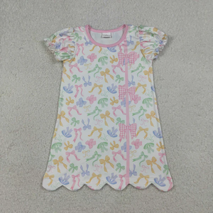 Vestidos sin mangas con volantes y lazo hasta la rodilla para bebés niñas - Product Image 6