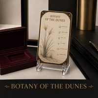 Carte de collection en métal personnalisée de luxe, Botanique des Dunes, avec impression UV texturée 3D sur feuille métallique, en acier inoxydable, souvenir pour cadeau