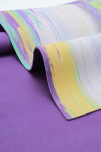 Thảm yoga nhiều màu chống trượt hai mặt khối Màu Sáng Tạo + màu tím đặc - Product Image 5