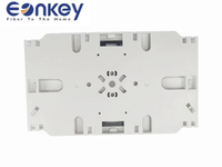 12F/24F nampan Splice serat ABS dapat ditumpuk-Universal cocok untuk panel Patch & ODFs (plastik putih, kepadatan tinggi)